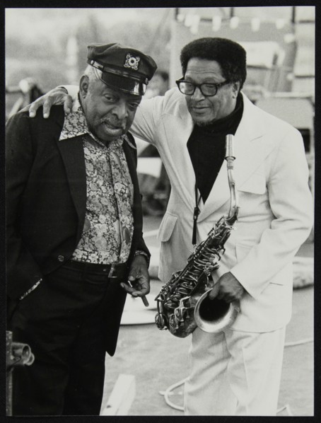 Count Basie and Illinois Jacquet at the Capital Radio Jazz Festival, London, July 1979. Artist: Denis Williams
