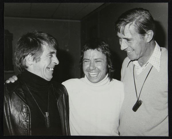 Drummers Kenny Clare, Les DeMerle and Jack Parnell, London, 1979. Artist: Denis Williams