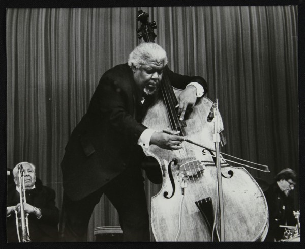 Big Chief Russell Moore, Arvell Shaw and Barrett Deems performing, Stevenage, Hertfordshire, 1984. Artist: Denis Williams