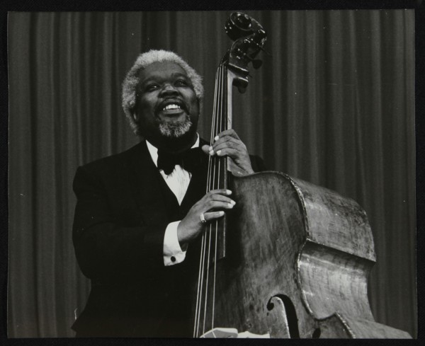 Bassist Arvell Shaw, Stevenage, Hertfordshire, 1984. Artist: Denis Williams