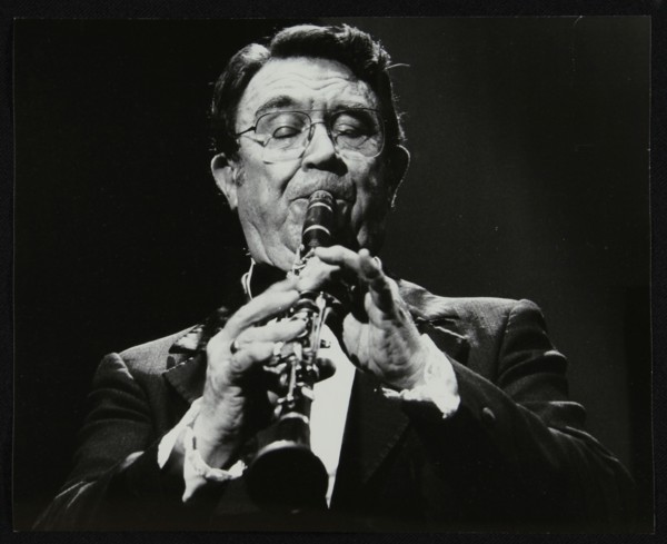 Clarinetist Johnny Mince, Stevenage, Hertfordshire, 1984. Artist: Denis Williams