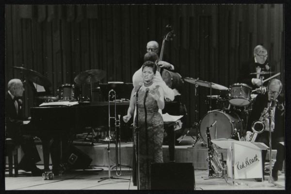 The Ted Heath Orchestra performing live, London, 1985. Artist: Denis Williams