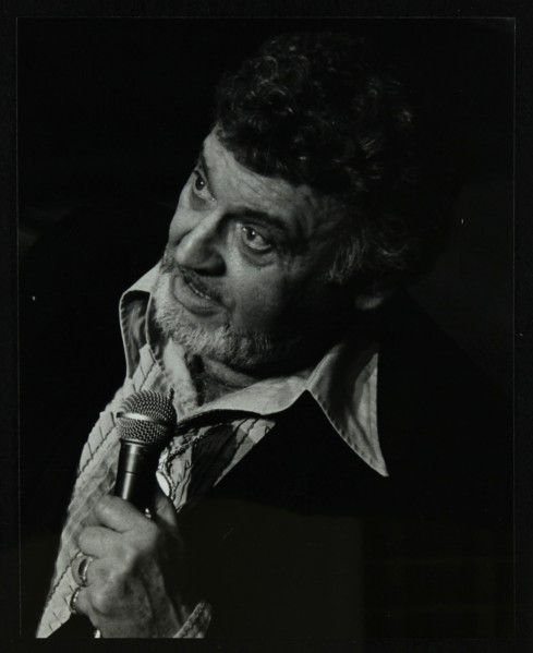 Frankie Laine on stage at the Forum Theatre, Hatfield, Hertfordshire, 10 May 1982. Artist: Denis Williams