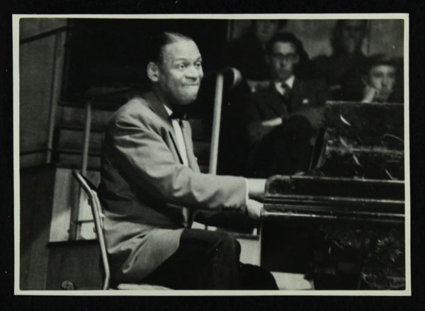 Earl 'Fatha' Hines at the piano, 1950s. Artist: Denis Williams