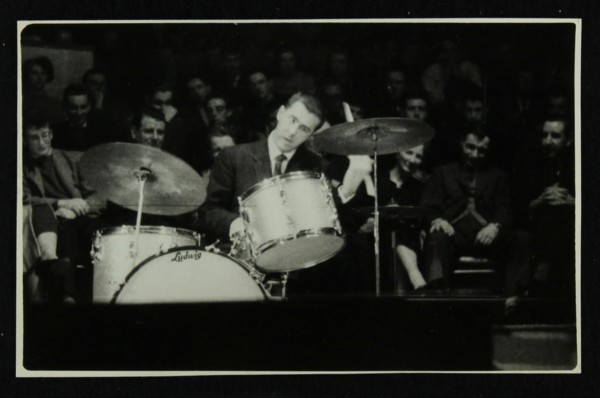 The Dave Brubeck Quartet in concert at Colston Hall, Bristol, 1958. Artist: Denis Williams