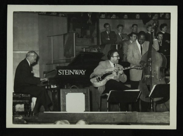 The Stan Kenton Orchestra in concert, 1956. Artist: Denis Williams