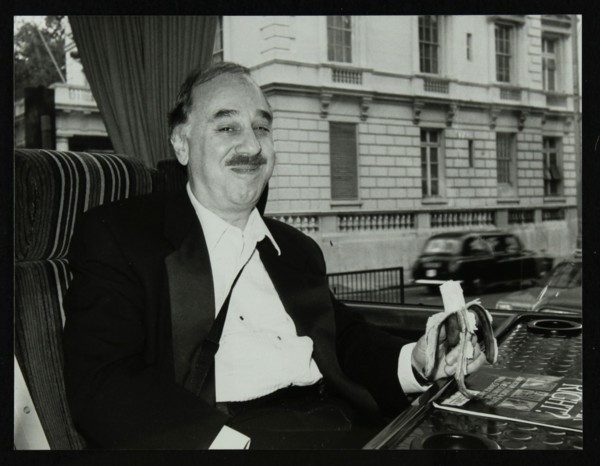 Guitarist Chuck Christiansen travelling by coach to the Royal Albert Hall, London, 28 May 1992. Artist: Denis Williams