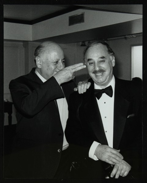 Impresario Harold Davison and guitarist Ron Anthony, London, 28 May 1992. Artist: Denis Williams