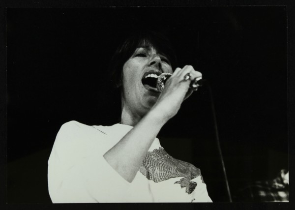 Vocalist Norma Winstone performing at The Stables, Wavendon, Buckinghamshire. Artist: Denis Williams