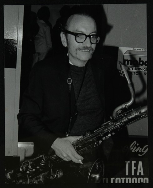 American baritone saxophonist Pepper Adams at the Newport Jazz Festival, Middlesbrough, July 1978. Artist: Denis Williams
