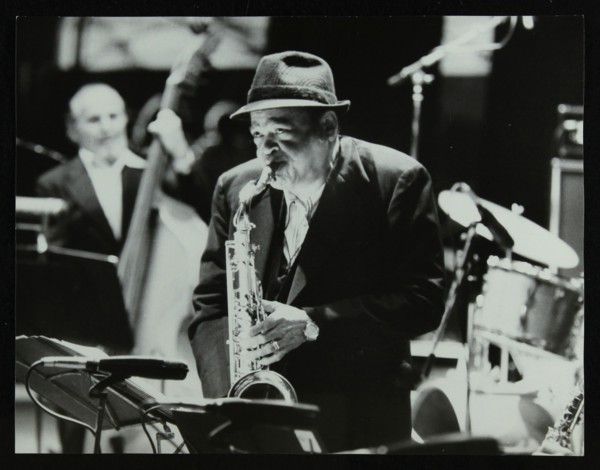 The Lionel Hampton Orchestra playing at the Newport Jazz Festival, Middlesbrough, 1978. Artist: Denis Williams