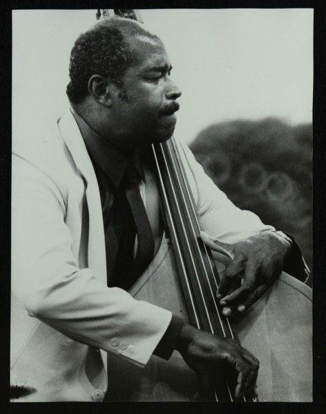 Bassist Eddie Jones playing at the Capital Radio Jazz Festival, Knebworth, Hertfordshire, 1982. Artist: Denis Williams