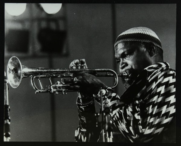 American trumpeter Ted Curson playing at the Bracknell Jazz Festival, Berkshire, 1983. Artist: Denis Williams