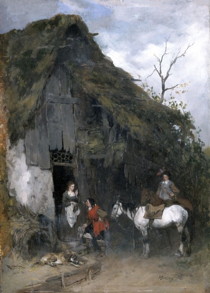 'Refreshment by the way', c1850-1900. Artist: Heinrich Breling