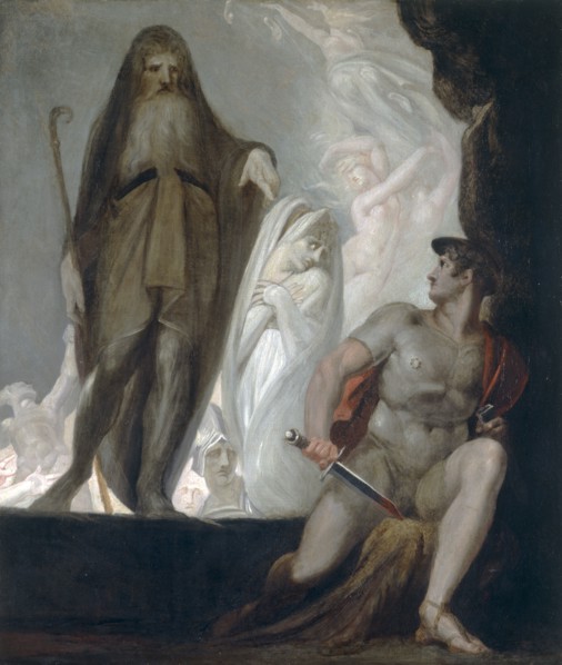 'Teiresias foretells the future to Odysseus', 1804-1810. Artist: Henry Fuseli.