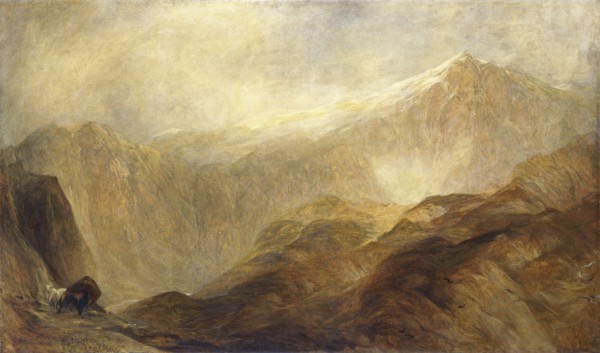 'Snowdon', 1848-1912. Artist: Henry Clarence Whaite