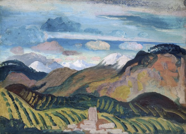 'Vernet', (Provencal Landscape), 1912. Artist: James Dickson Innes