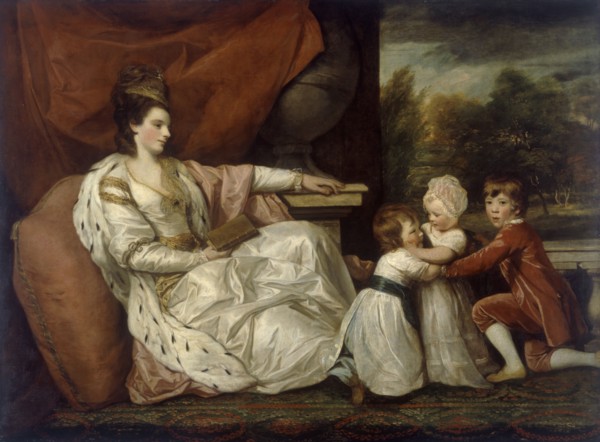 'Lady Charlotte Williams-Wynn and her three eldest children', 1778. Artist: Lady Charlotte Williams-Wynn