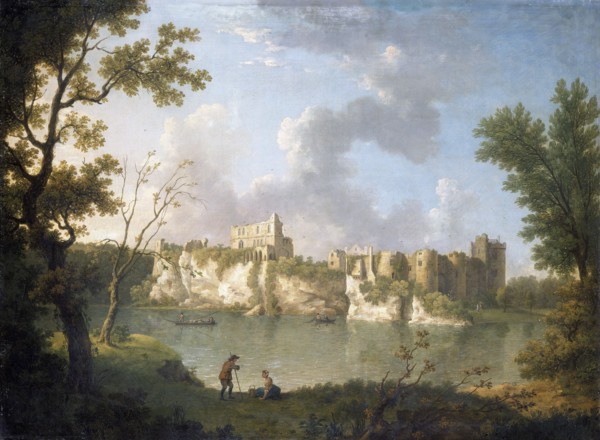 'Chepstow Castle', c1770s. Artist: John Inigo Richards