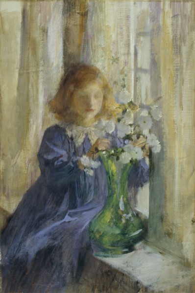 'The green vase', 1882-1923. Artist: James Jebusa Shannon