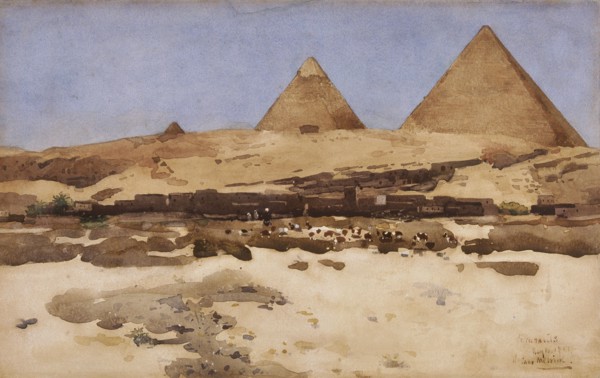 'Pyramids', 1881. Artist: Arthur Melville