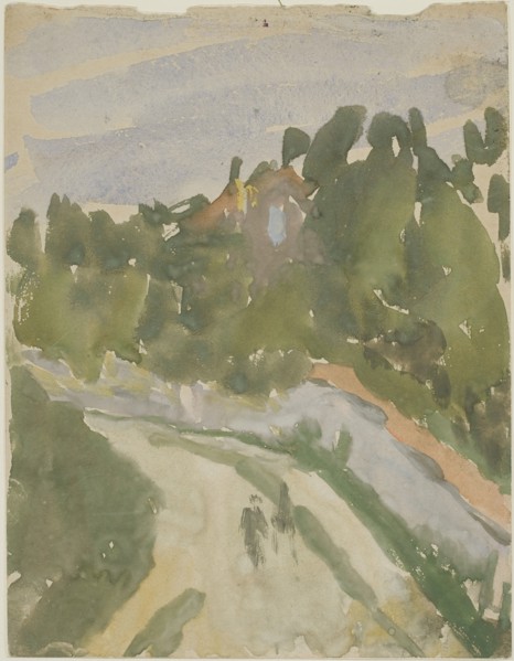 'Rue Terre Neuve, Meudon', 1896-1939. Artist: Gwendolen Mary John