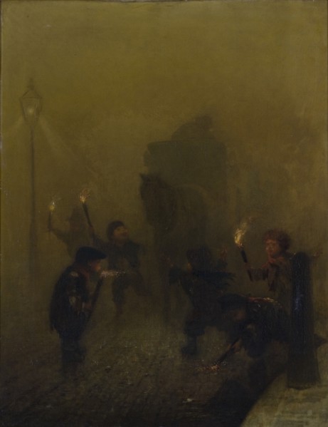 'A London fog', 1840-1894. Artist: Charles Albert Ludovici