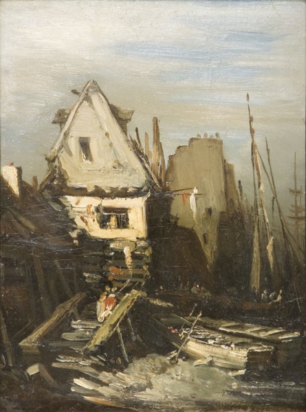 'The Norman Port', 1823-1886. Artist: Eugene Isabey.