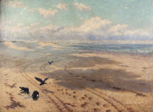 'Newton sands', 1889. Artist: Herbert Charles Sheppard