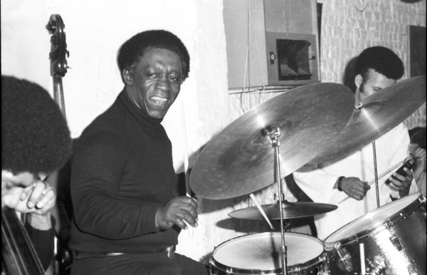 Art Blakey, Ronnie Scott's, London, 1973.  Artist: Brian O'Connor.