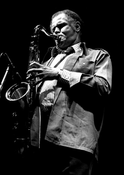 Dexter Gordon, Capital Jazz, Knebworth, 1981.   Artist: Brian O'Connor.