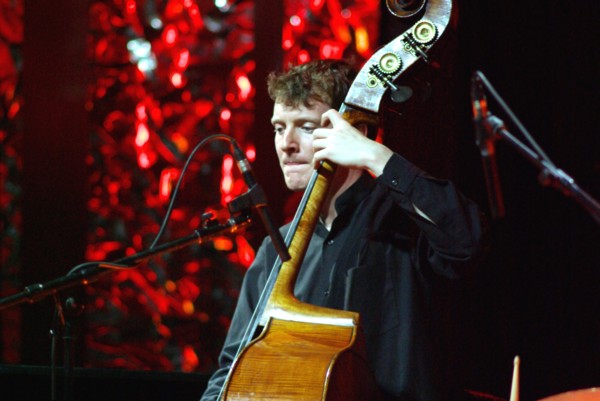 Aidan O'Donnell, jazz musician, Brecon, 2000.  Artist: Brian O'Connor.