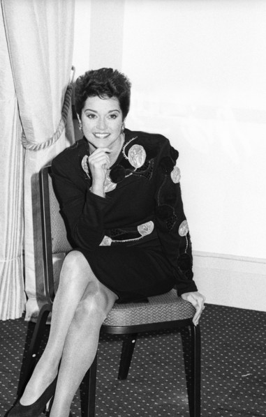 Gemma Craven, BAFTA, Picadilly, London, 1990.  Artist: Brian O'Connor.