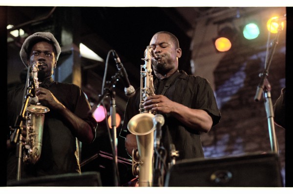 Soweto  Kinch, Denys Baptiste, Brecon, 2005.   Artist: Brian O'Connor.