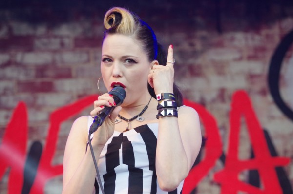 Imelda May, Love Supreme Jazz Festival, Glynde Place, East Sussex, 2014.  Artist: Brian O'Connor.