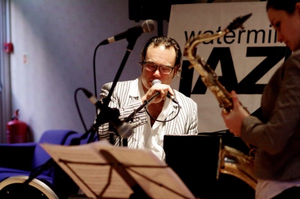 Gareth Williams, Watermill Jazz Club, Dorking, Surrey, 2014.  Artist: Brian O'Connor.
