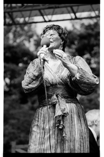 Ella Fitzgerald, Capital Jazz Festival, Knebworth, 1981.   Artist: Brian O'Connor.