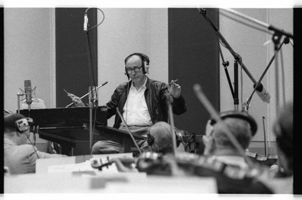 Henry Mancini, CTS Studios, Wembley, London, 1990.  Artist: Brian O'Connor.
