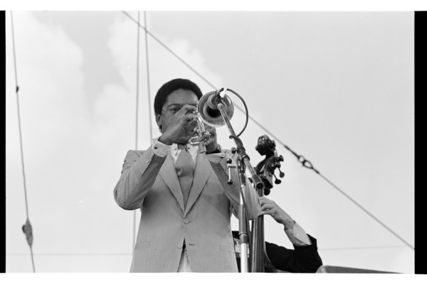 Wynton Marsalis, Knebworth, 1982.   Artist: Brian O'Connor.