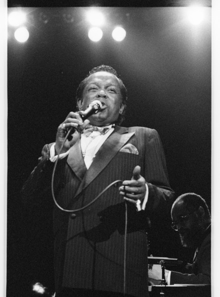 Lou Rawls, Royal Albert Hall, 1990. Artist: Brian O'Connor.