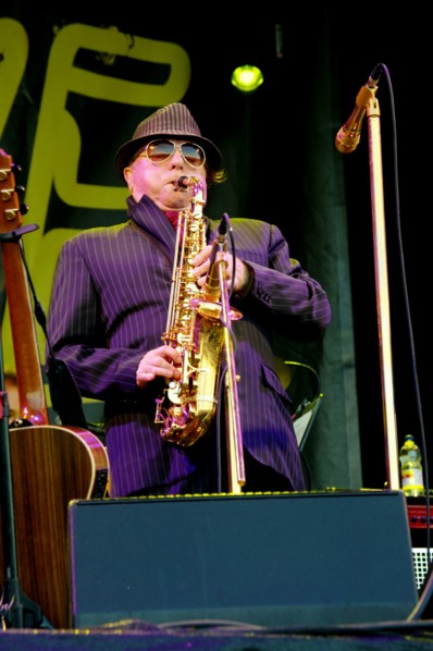 Van Morrison, Love Supreme Jazz Festival, Glynde Place, East Sussex, 2015. Artist: Brian O'Connor.