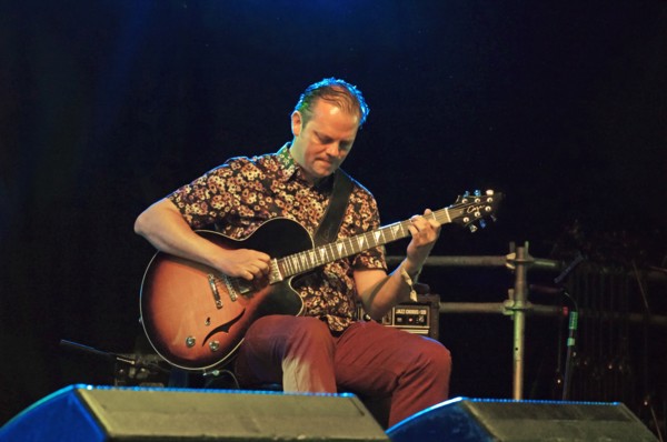 Phil Robson, Love Supreme Jazz Festival, Glynde Place, East Sussex, 2015. Artist: Brian O'Connor.