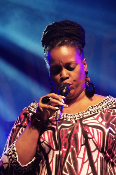 Dianne Reeves, Love Supreme Jazz Festival, Glynde Place, East Sussex, 2015. Artist: Brian O'Connor.