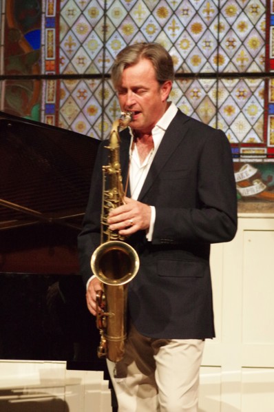 Tommy Smith, Illminster Arts Centre, Illminster, Somerset, 2015. Artist: Brian O'Connor.