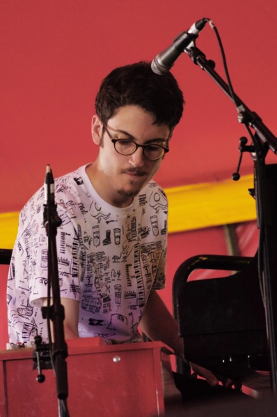 Elliott Galvin, Love Supreme Jazz Festival, Glynde Place, East Sussex, 2015. Artist: Brian O'Connor.