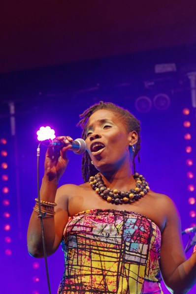 Adriana Lord, Love Supreme Jazz Festival, Glynde Place, East Sussex, 2015. Artist: Brian O'Connor.