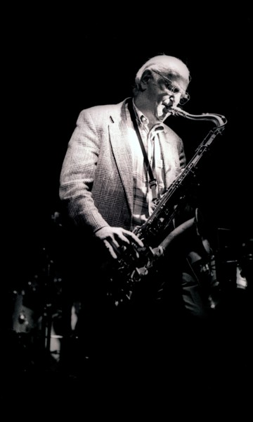 Ronnie Scott, Ronnie Scott's, Soho, London, 1994. Artist: Brian O'Connor.