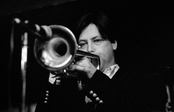 Guy Barker, Watermill Jazz Club, Dorking, Surrey, Sept 2000.  Artist: Brian O'Connor.