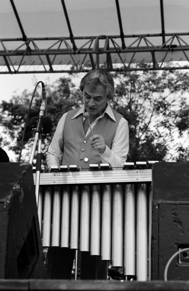 Terry Gibbs, Capital Jazz, Knebworth, Herts, July 1981. Artist: Brian O'Connor.