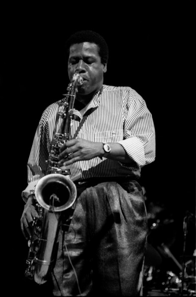 Wayne Shorter , Capital Jazz Festival, Royal Festival Hall, London, July 1988. Artist: Brian O'Connor.